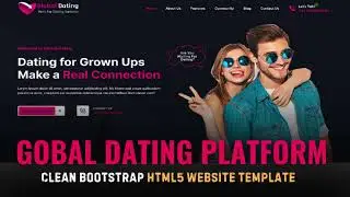 Global Dating Platform & Agency Clean Bootstrap HTML5 Website Template