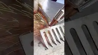 Iron Welding Process Metal Joining with Precision Sparking #shorts