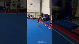 Roundoff back handspring #shorts #acro #gymnastics
