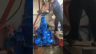 AFC Valve - DN450 Bypass Resilient Seated Gate valve testing