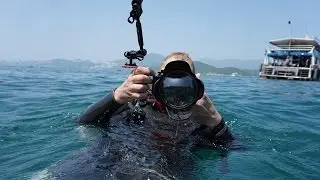 How to mount Meikon wide angle correctional dome port lens underwater