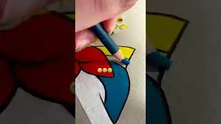 Cartoon VS Cursed DONALD DUCK #shorts #art