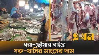 কুষ্টিয়ায় ঊর্ধ্বমুখী মাছ-মাংসের দাম | Fish Price | Meat Price | Price Hike | Ekhon TV