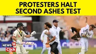 Just Stop Oil Protesters Interrupt Start Of Second Ashes Test Match At Lord&rsquo;s | English News |News18
