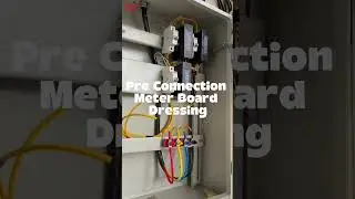 Pre connection meter board dressing #electricalindia #circuitbreaker #electrical