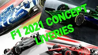 F1 2021 CONCEPT LIVERIES | WIND TUNNEL TEST |
