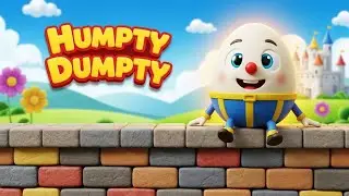 Humpty Dumpty Sat on a Wall 🥚 | Fun Kids Rhyme with Music
