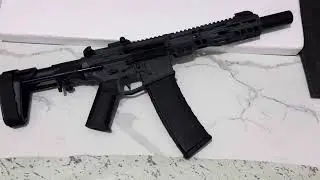 Jingji SLR SD Short, Metal handguard and GSL Gearbox. Gel blaster