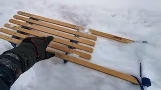 Складные деревянные санки VT Sport Davos 100 см ❄️🛷