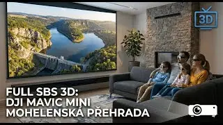 [3D Full SBS] DJI Mavic Mini | Mohelensk&aacute; přehrada | 4K | DJSeeBass