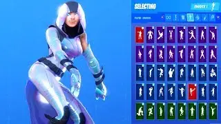 🔥 *NEW* Fortnite GLOW Skin Showcase with All Dances & Emotes Exclusive Samsung Galaxy Skin