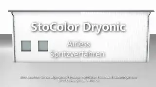 StoColor Dryonic – Airless-Spritzverfahren