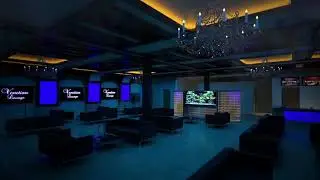 Entertainment - Venetian Lounge Hookah Bar -  Interior Animation