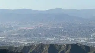 Magic Mountain & Castaic Lake from Oat Mountain