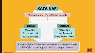 KATA NAFI DAN KATA PEMBENAR