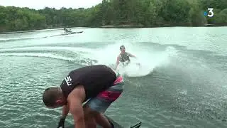 Corr&egrave;ze : une comp&eacute;tition de ski nautique en petit comit&eacute;