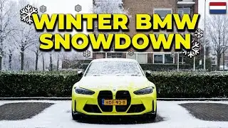 BMW M3 Snow Day in the Netherlands 🌨️ | Pure Driving Beauty