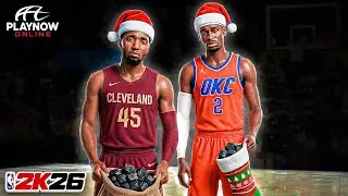 Using the Christmas Day LOSERS in NBA 2K26 Play Now Online