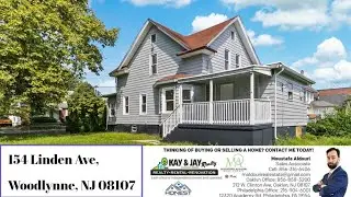154 Linden Ave, Woodlynne, NJ 08107 #realestate #collingswoodnj #Woodlynnenj #realtor #forsale #home