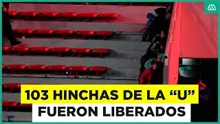 Polic&iacute;a argentina libera 103 hinchas de la 