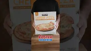 I rate the frozen cheese pizza from Costco #costco #food #review #pizza
