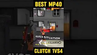 Free Fire 1vs4 With MP40 Op Clutch #freefire #freefireshorts #shorts #viral #trending #viralshorts