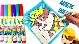 Paw Patrol Rubble Crayola Magic Ink Marker