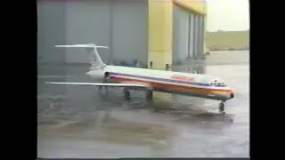 McDonnell Douglas VHS Tape   MD 80 Wing Ice Prevention