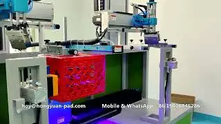 2color LED UV beer beverage crates automatic screen printing machine,Medicine turnover box printer