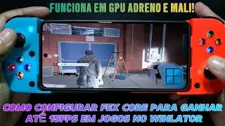 AT&Eacute; +15 FPS! CONFIGURA&Ccedil;&Atilde;O DO FEX CORE NO WINLATOR LUDASHI PARA GPU MALI E ADRENO