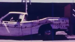 1978 Toyota Hilux SR5 NHTSA FMVSS 301 Rear End Crash Test 