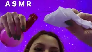 ASMR- LIMPANDO SUA PELE PARA VOC&Ecirc; DORMIR (COM SOM DE CHUVA RELAXANTE)