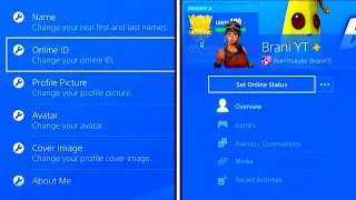 HOW TO CHANGE PS4 GAMERTAG FREE! FREE PS4 ONLINE ID CHANGE! CHANGE PS4 ONLINE ID FREE! PS4 GAMERTAG