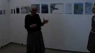 Artist Allison Neal talking about her work