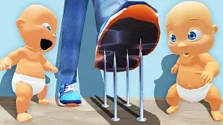 Babies Makes DEADLY Spike Trap... (Whos Your Daddy)