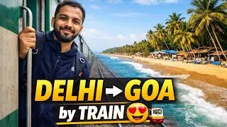 Delhi to Goa Train Journey | Hazrat Nizamuddin to Madgaon | Travel Vlog😍