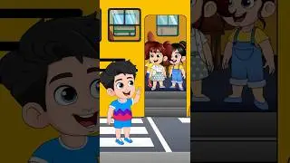 Wheels on the Bus 🚌 | Popular Nursery Rhyme for Kids | 2D Animated Song | Sing Along for Toddlers