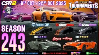CSR2 | СЕЗОН 243 | ПОЛНАЯ ИНФОРМАЦИЯ!