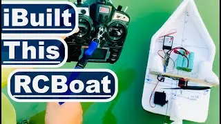 DIY High-Speed RC Boat Build | Depron Foam + BLDC Motor | Insane Speed Test!