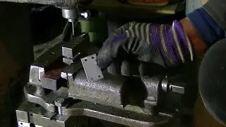 Matryca stempel, jak powstał wykrojnik do wycinania otworu fi 4