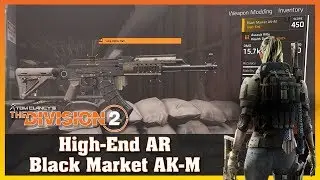 High-End Tier 4 | Black Market AK-M | Assault Rifle | Firing Range Test | THE DIVISION 2