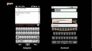 Adaptxt Vs Android on the Motorola Cliq 'ERROR CORRECTION' (HD).mpg