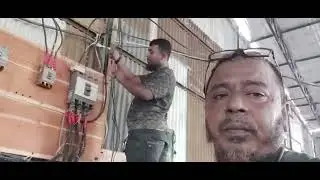 630 Amps MCCB changing work. lifeline three face power electric work. industrial electric work. 