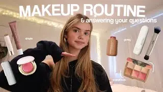 MY MAKEUP ROUTINE 🧖🏼&zwj;♀️🍵 *glow makeup + answering your questions