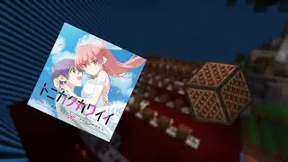Koi no Uta (Tonikaku Kawaii OP) in MINECRAFT (redstone)