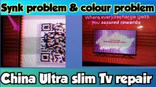Local ultra slim tv picture problem repair. #taranga_electronic