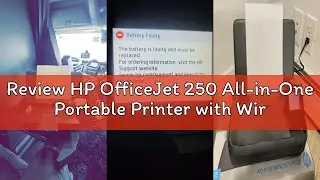 Review HP OfficeJet 250 All-in-One Portable Printer with Wireless & Mobile Printing, Works with Alex