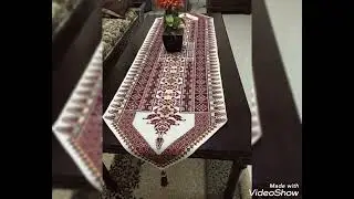 Eyecatching, beautiful table runner cross stitch patterns for table😍