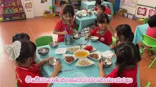 Giờ ăn bán trú - Lớp 5-6 tuổi A5