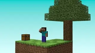 Первая часть выживание на Sky Block!)